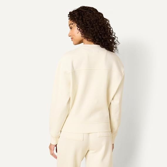 Cream Sweatshirt And Joggers Set image 3